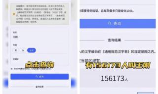 2招查询自己的同名情况